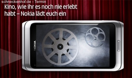 Grosses Kino - mit Nokia Werbeplakat