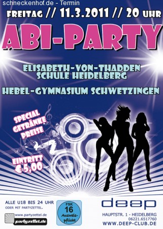 ABI-Party Werbeplakat