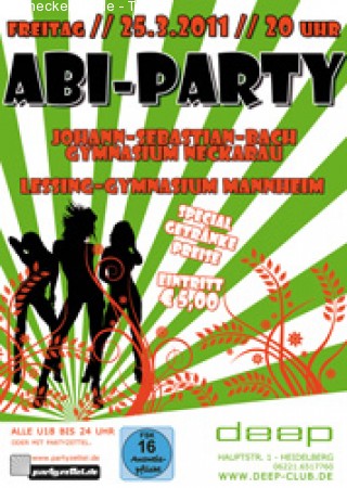 ABI-Party Werbeplakat