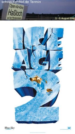 Open Air Kino: Ice Age 2! Werbeplakat