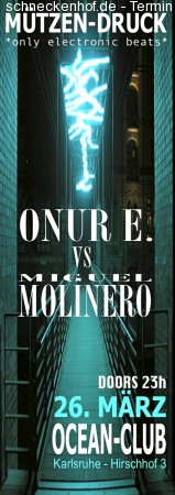 MützenDruck Onur E vs Molinero Werbeplakat