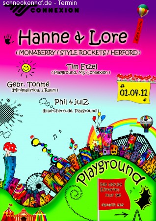 Playground m. Hanne & Lore Werbeplakat