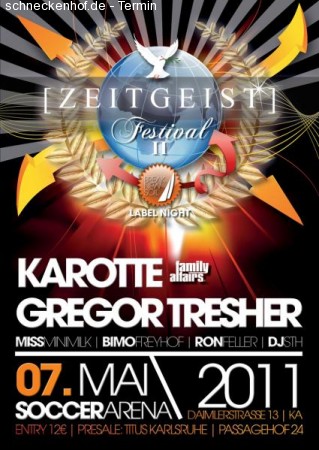 Zeitgeist Festival Vol.2 : KA Werbeplakat