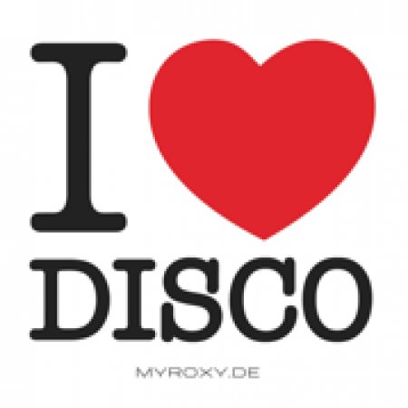 I love Disco Werbeplakat