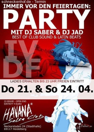 I.V.D.F Party Werbeplakat