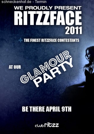 RitzzFace 2011 - Glamour Party Werbeplakat
