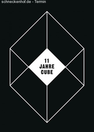 11Jahre Cube Werbeplakat