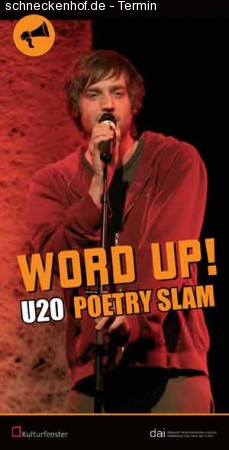 WORD UP! Poetry Slam Werbeplakat
