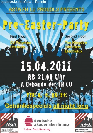 ASTA FH LU - Pre-Easter-Party Werbeplakat