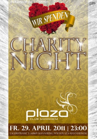 Plaza Charity Night Werbeplakat
