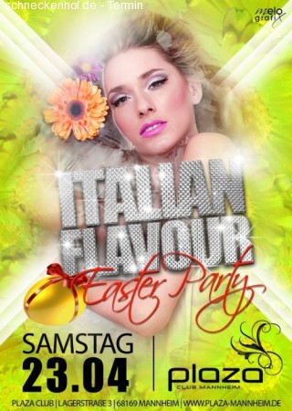 Italian Flavour-Easter Party Werbeplakat