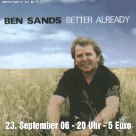 Ben Sands Werbeplakat