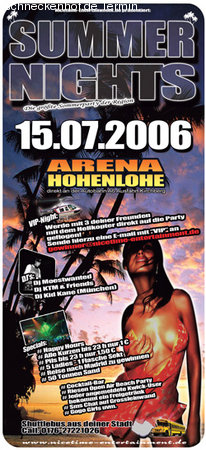 Summer Nights 2006 Werbeplakat