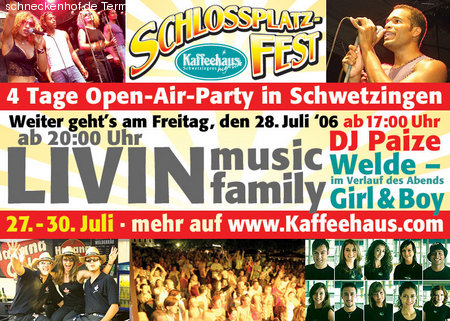 Schlossplatzfest 2006 Werbeplakat