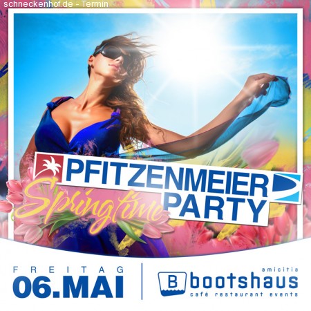 Pfitzenmeier Springtime Party Werbeplakat
