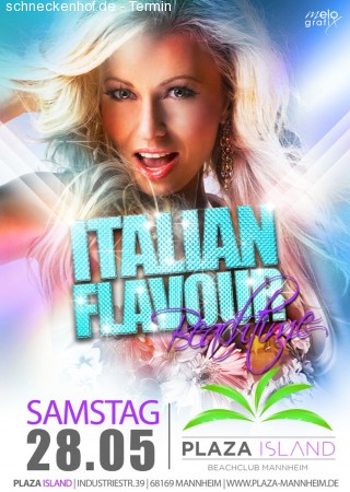 Italian Flavour *Beachtime* Werbeplakat