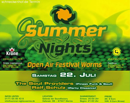 Summer Nights Werbeplakat