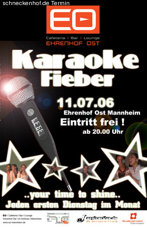 Karaoke Fieber Werbeplakat