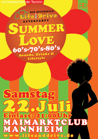 Summer Love - 60's 70's 80's Werbeplakat