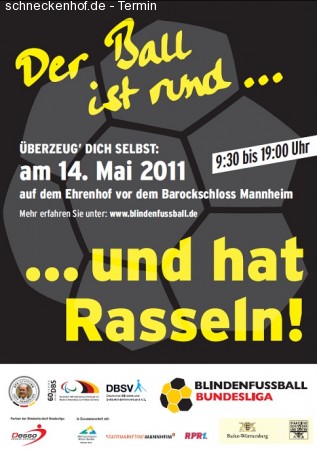 Blindenfussball-Bundesliga Werbeplakat