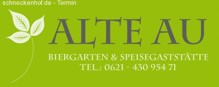 1 Jahr Gaststätte Alte Au Werbeplakat