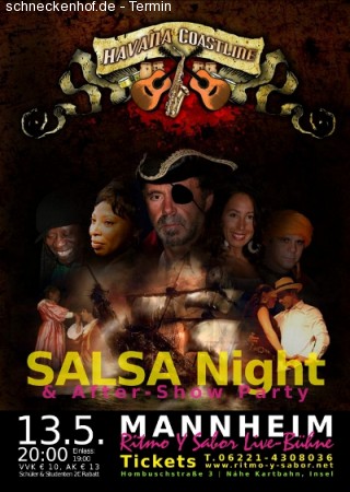 Havana Coastline Salsa Night Werbeplakat