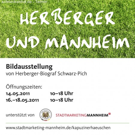 Herberger und Mannheim Werbeplakat
