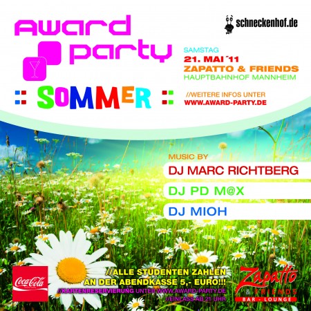 Award Party::Summer:: Werbeplakat