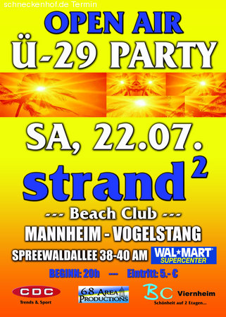 Ü-29 PARTY !!! Werbeplakat