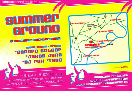 summerground Werbeplakat