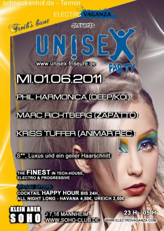 Electrovaganza Unisex Party Werbeplakat