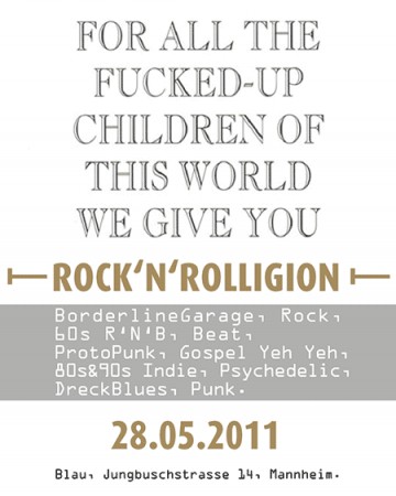 Rock'n'Rolligion Werbeplakat