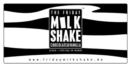 1st Friday Milkshake Werbeplakat