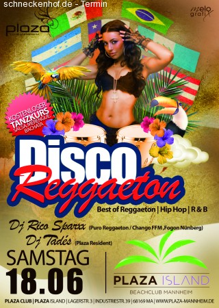 1. Disco Reggaeton Werbeplakat