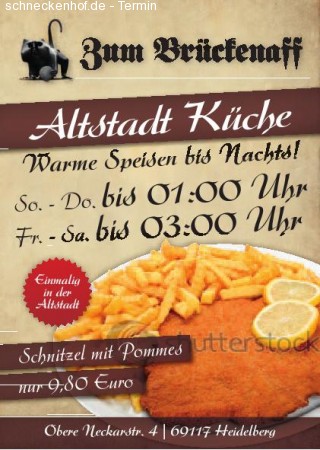 Altstadt Küche Werbeplakat