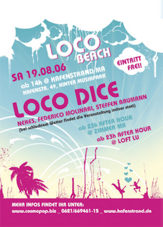 loco beach Werbeplakat