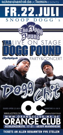 Tha Dogg Pound Live On Stage Werbeplakat