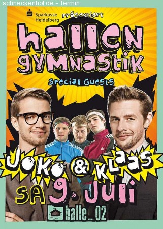 Hallengymnastik (Joko & Klaas) Werbeplakat