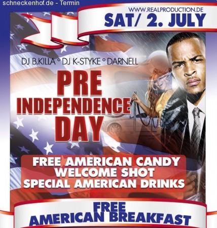Pre Independence Day Party Werbeplakat