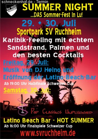 Summer Night - Das Sommerfest Werbeplakat