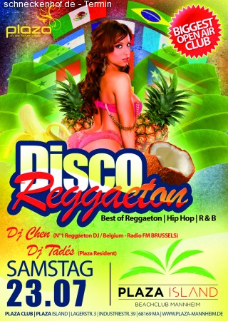 2. Disco Reggaeton Werbeplakat