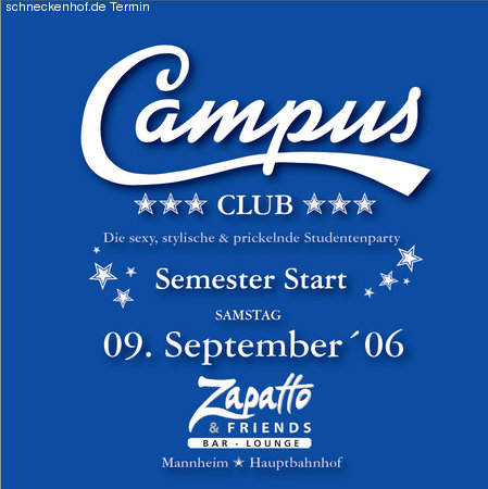 Campus Club XXIV Werbeplakat