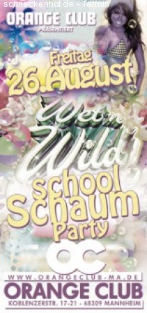 Mega School Schaum Party Vol.3 Werbeplakat