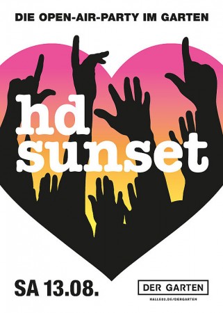 HD Sunset Werbeplakat