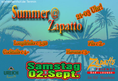 summer@zapatto Werbeplakat