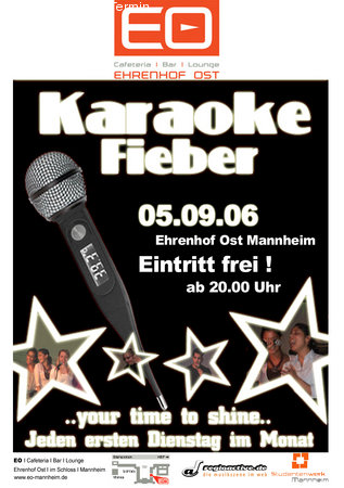 KARAOKE Fieber Werbeplakat