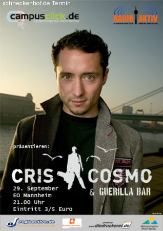 Musikbox: Cris Cosmo Werbeplakat