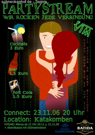 FIM-Fete Partystream Werbeplakat