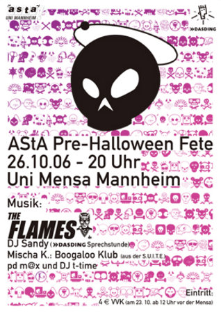 PreHalloween Werbeplakat