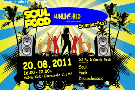Sunworld Sommerfest Werbeplakat
